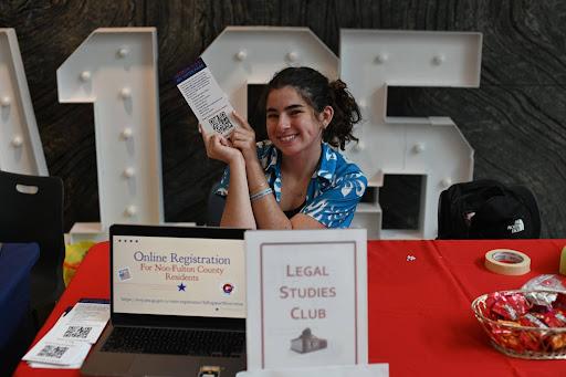 Legal Studies Club Makes Strides in Civic Engagement: Woodward’s First Voter Registration Drive