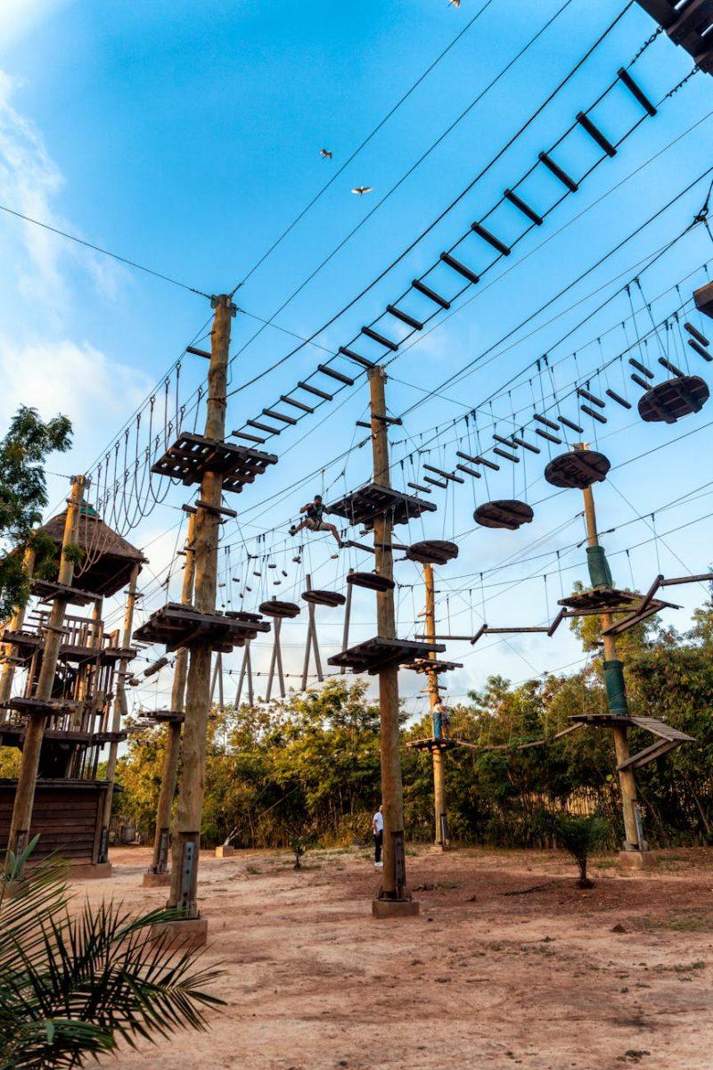 constructions of adventure park