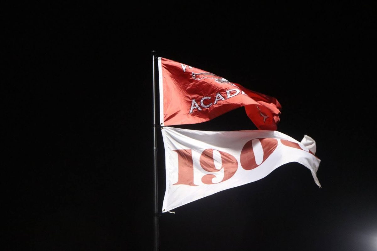The Woodward Academy flag has waved high since its creation in 1966. The flags are not just a sign of the school’s presence. They also represent Woodward’s pride. Every time a Woodward team plays, they have people behind them cheering them on because they know that Woodward isn’t just a school, but a community that represents excellence, character, and opportunity.