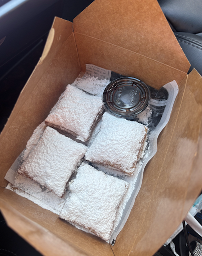 Beignets from Beignets and Brew. Photo credit Anya Santiago '27